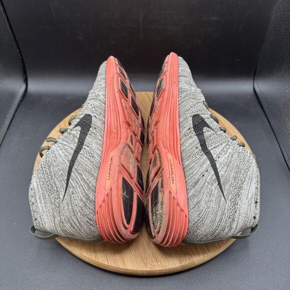 Nike Lunar Flyknit Chukka Mens Size 12 Shoes Tarp Green Crimson Red 554969-306 - Picture 5 of 8